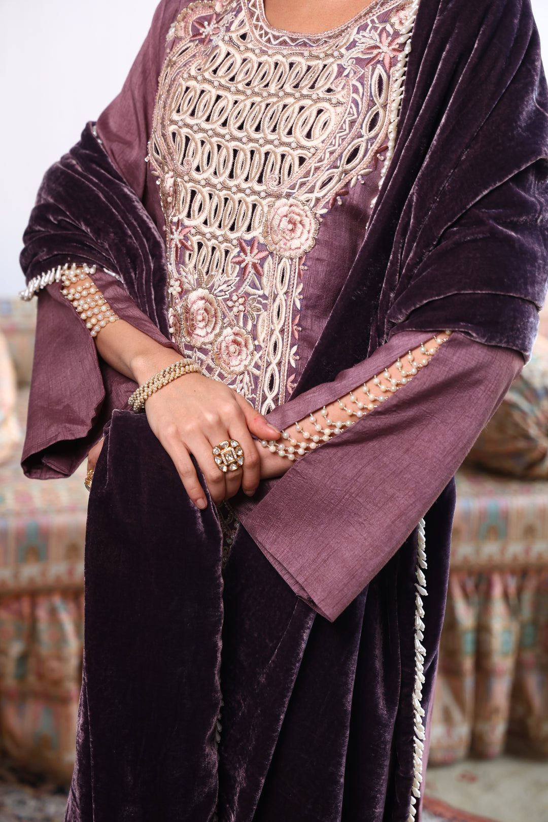 GAUHAR BELL BOTTOM KURTA SET