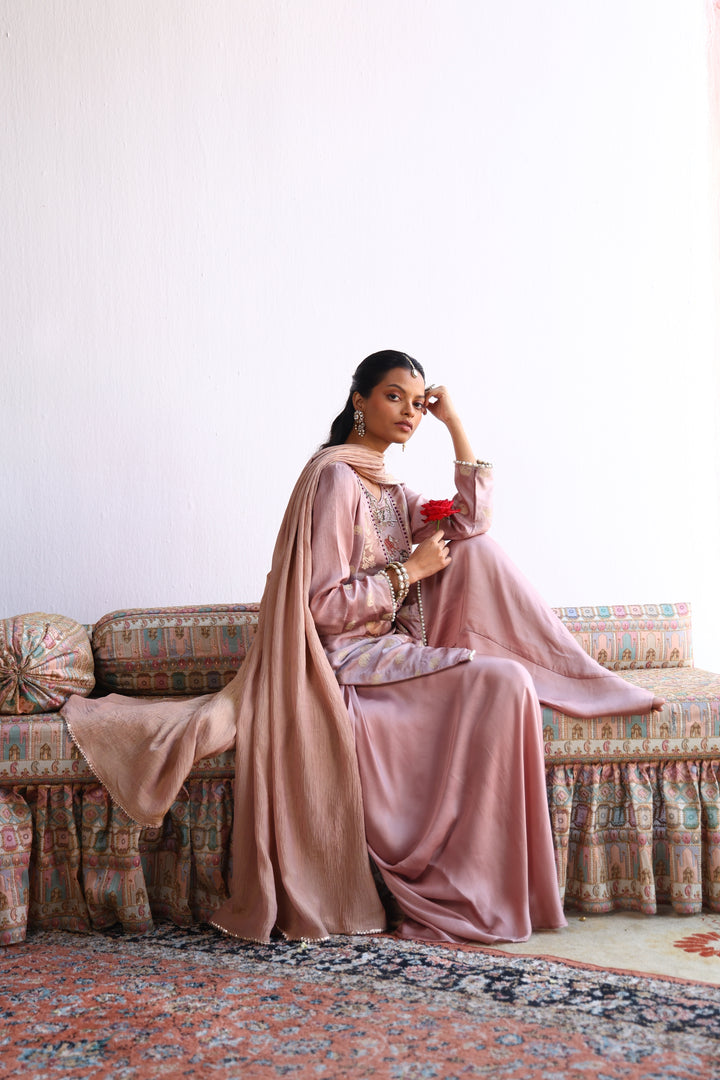 MADHUBALA ROSE PINK KURTA