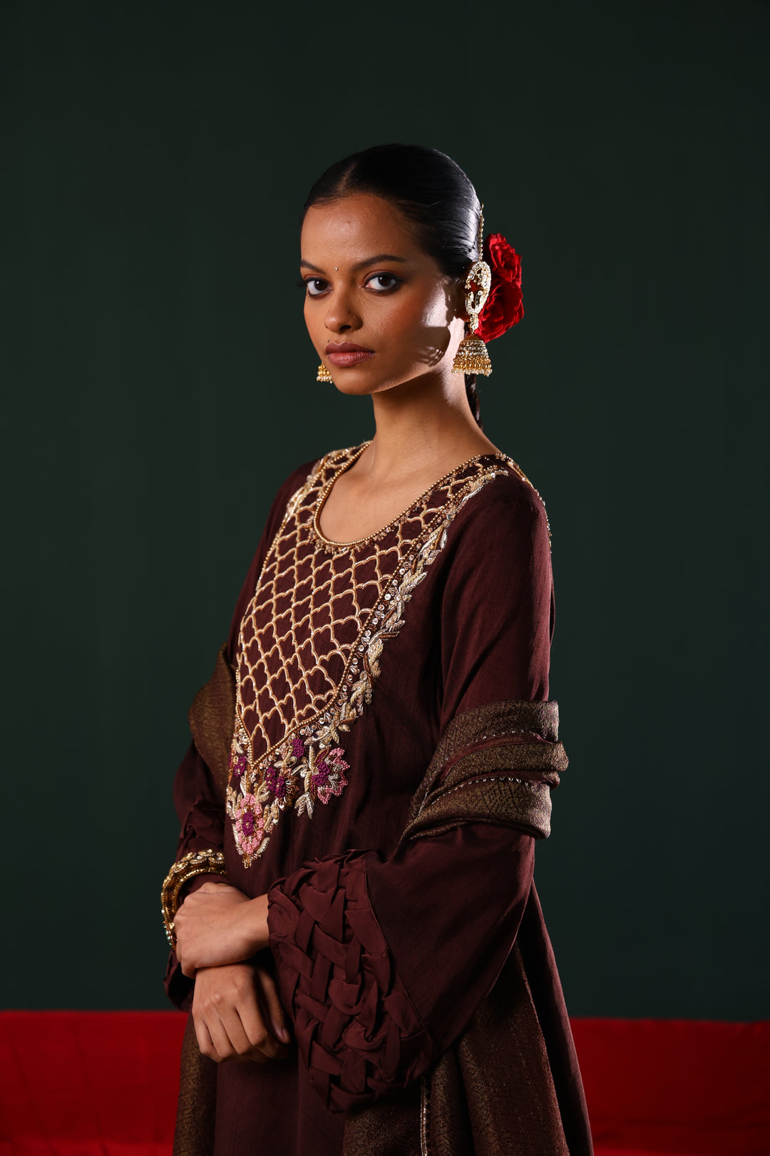 JODHA BROWN KURTA