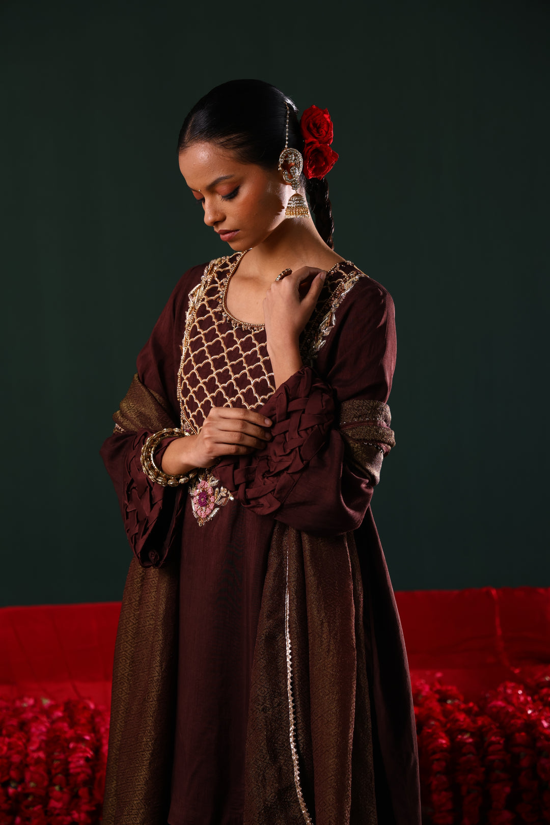 JODHA BROWN KURTA