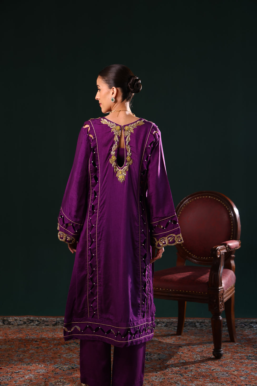 NAWABJAAN OPEN KURTA JACKET