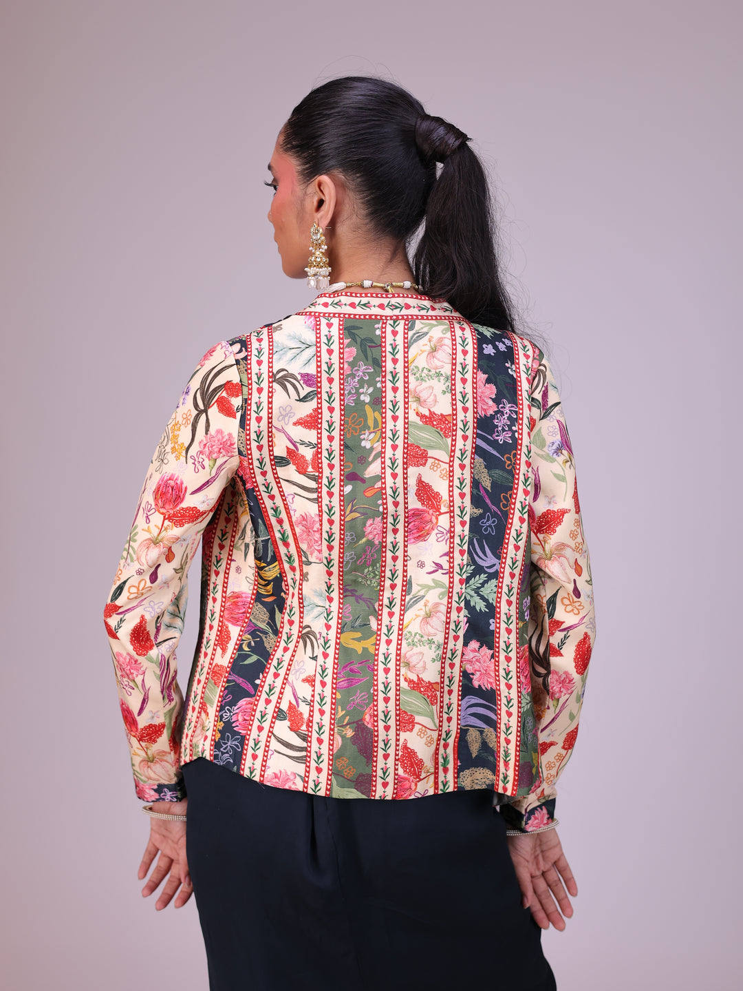 Nargis Drape skirt set