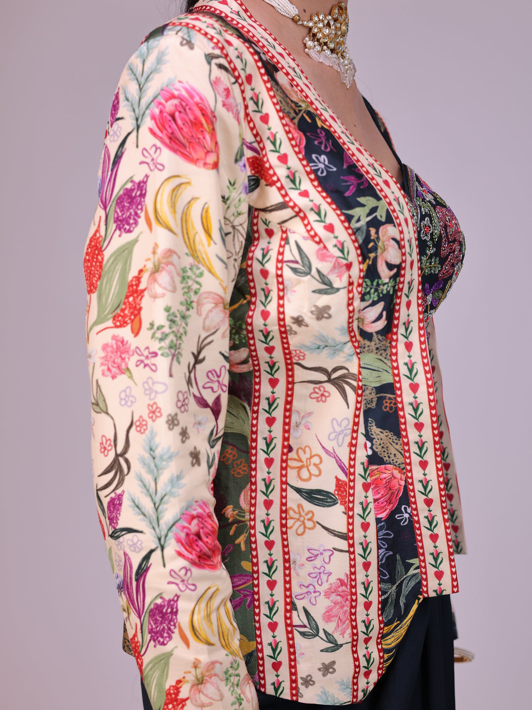 Nargis Drape skirt set