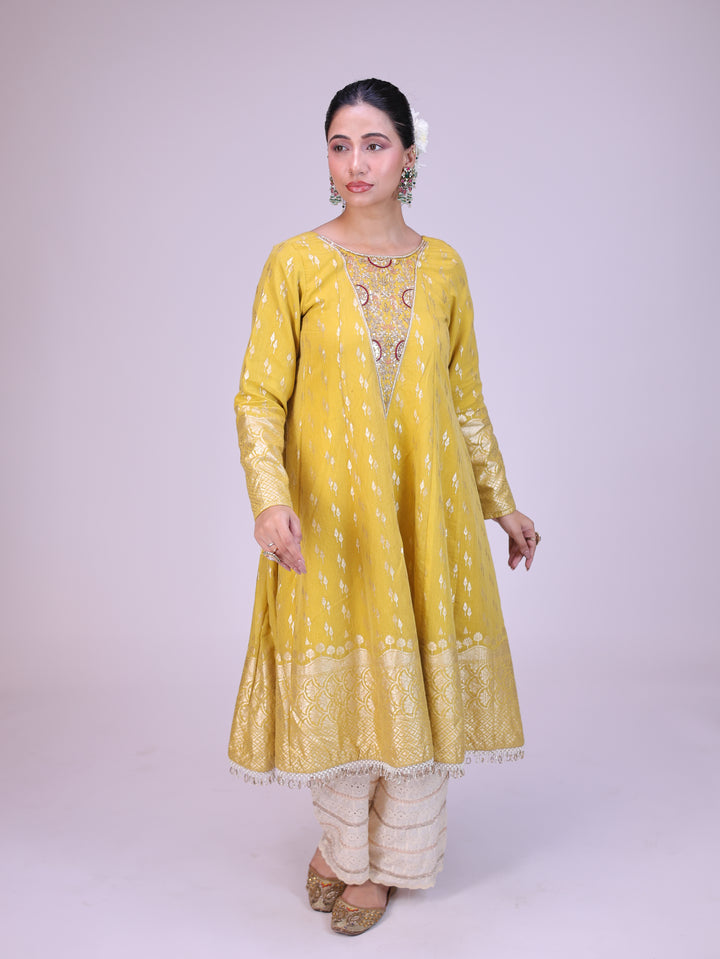 Chandani Anarkali set