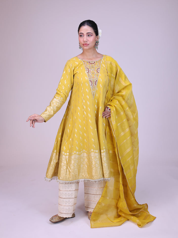 Chandani Anarkali set