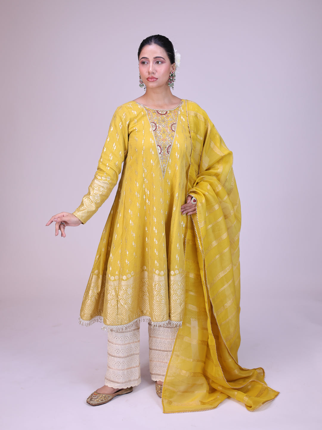 Chandani Anarkali set