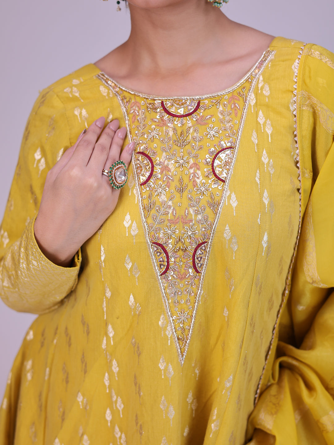 Chandani Anarkali set