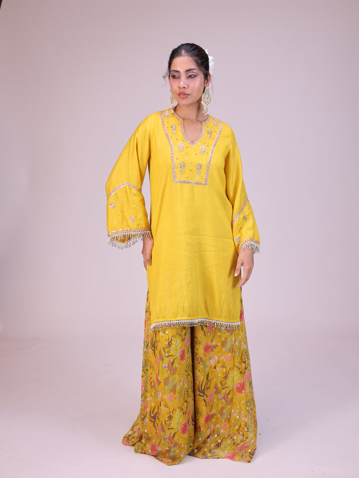 Shama Kurta sharara set