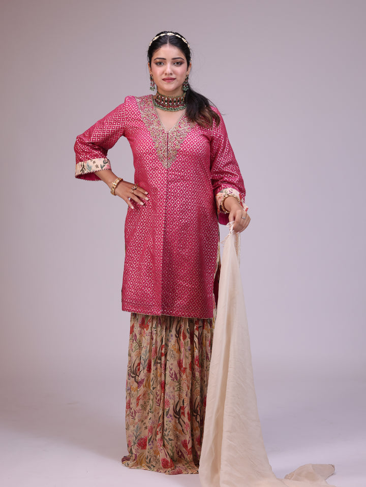 Saima Kurta sharara set