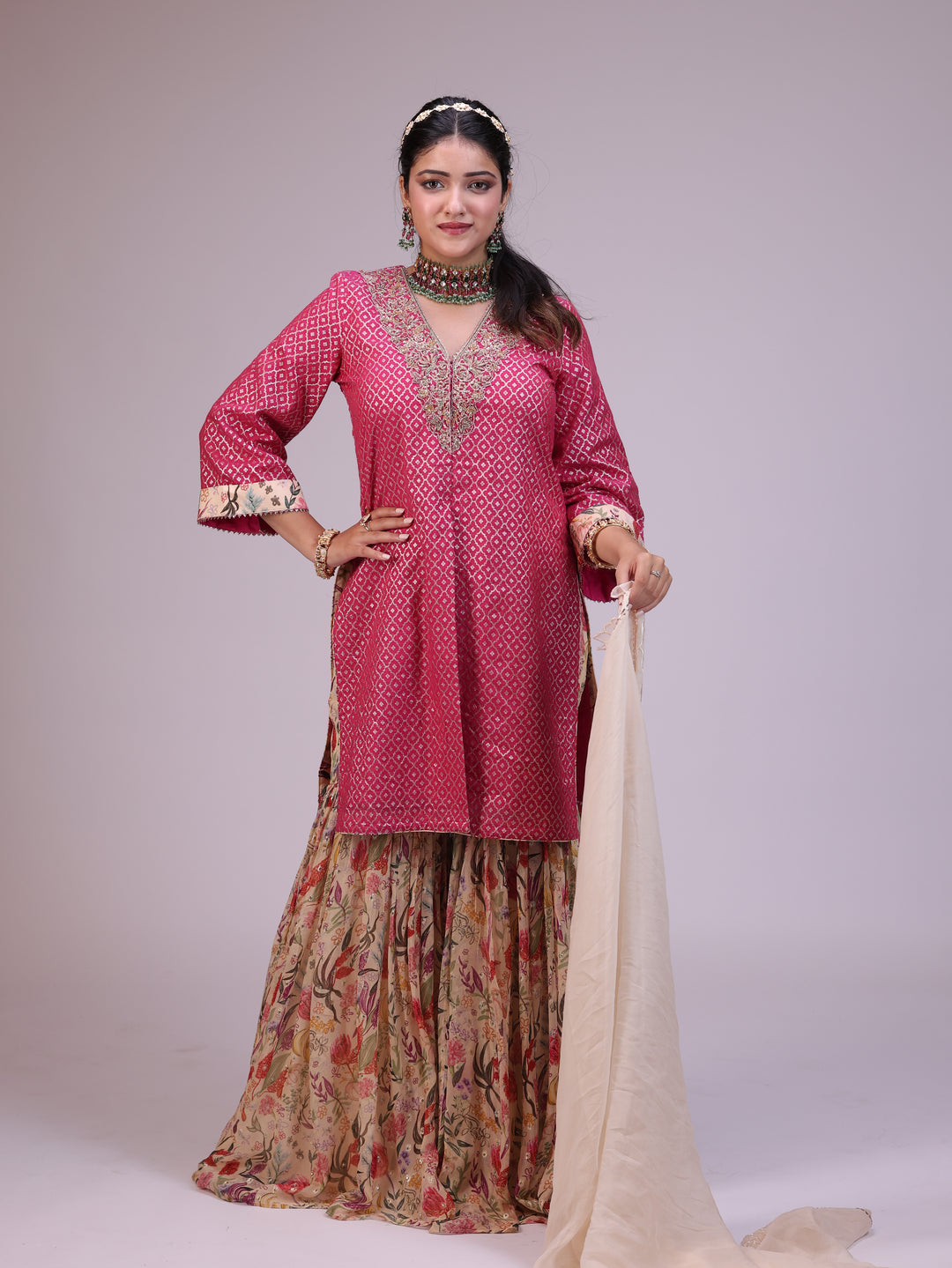 Saima Kurta sharara set