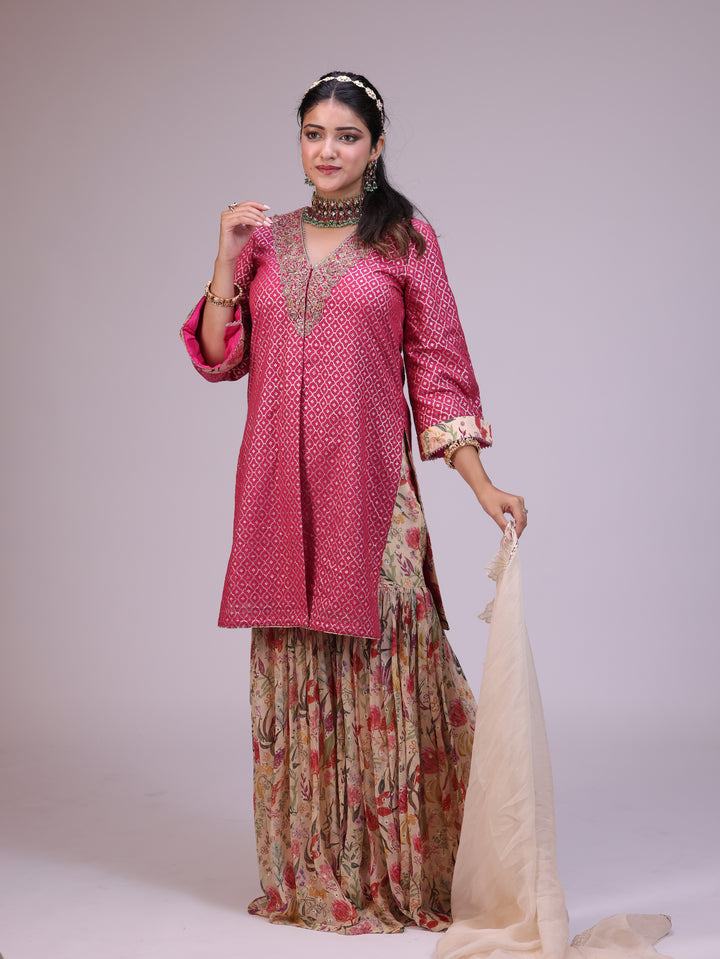 Saima Kurta sharara set