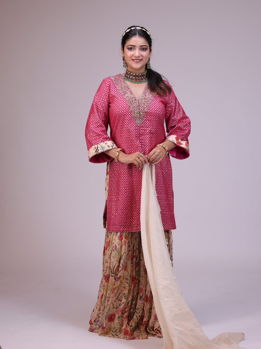 Saima Kurta sharara set