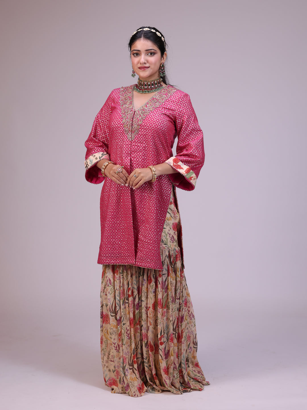 Saima Kurta sharara set