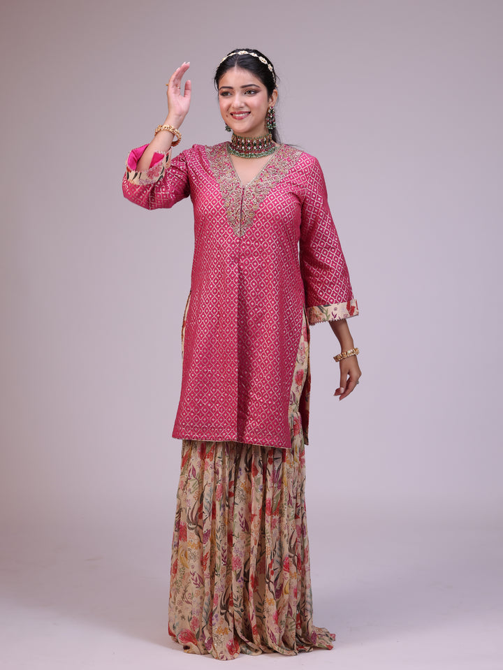 Saima Kurta sharara set