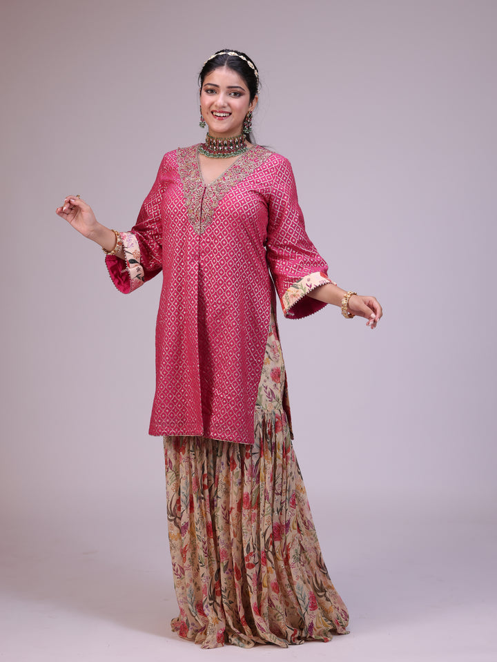 Saima Kurta sharara set