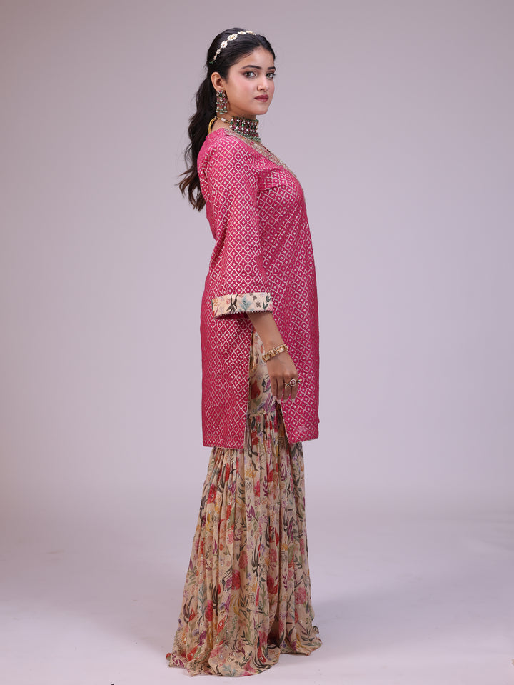 Saima Kurta sharara set