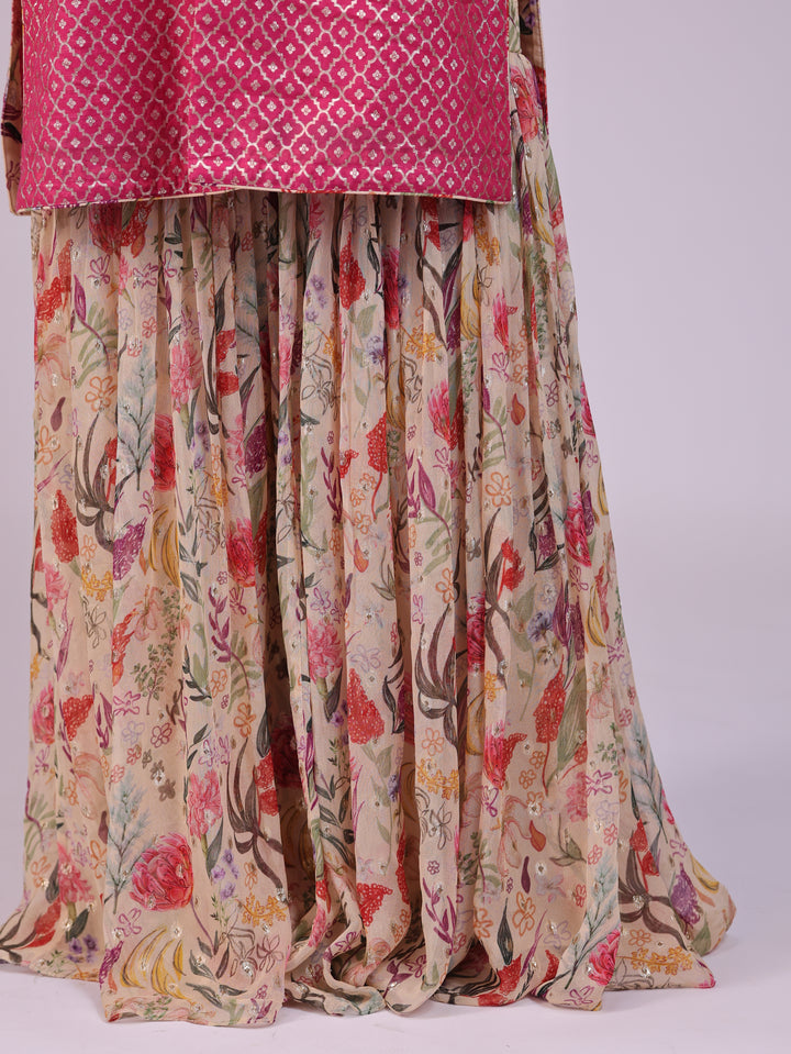 Saima Kurta sharara set