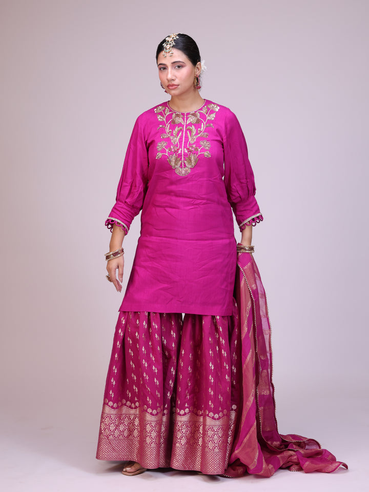 Begum Kurta sharara set