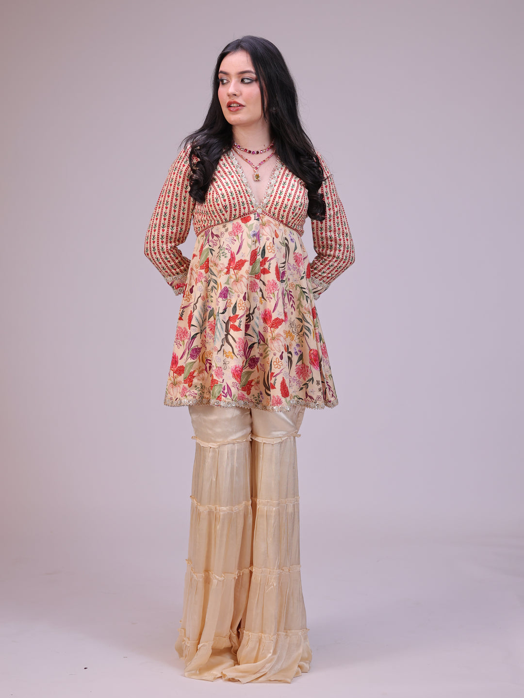 Ziya Peplum sharara