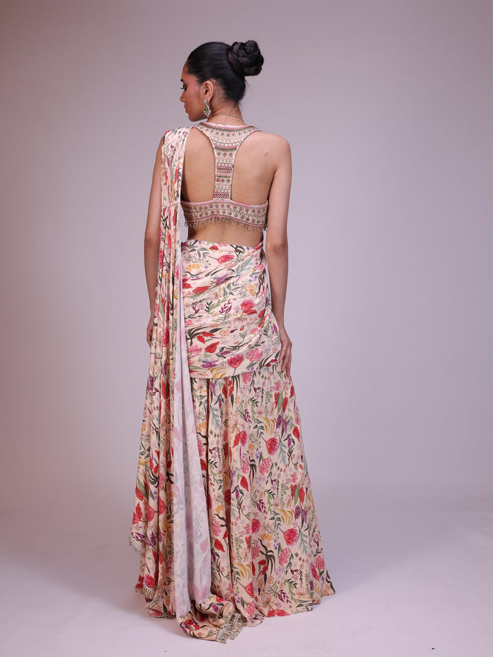 Elina Pre draped saree