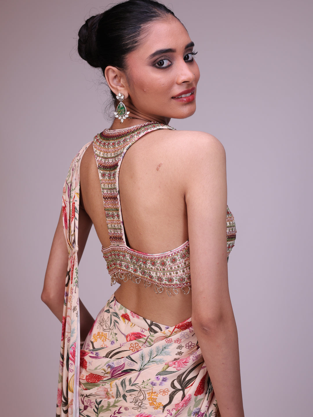 Elina Pre draped saree